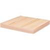 levandeo Mensola angolare in legno di faggio 32 x 32 cm