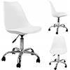 Ekspand BDW - Sedia da scrivania girevole per bambini, disponibile in diversi colori, colore: bianco