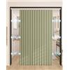Generic Tenda Pieghevoli per Porta Interna, Tende Magnetica a Soffietto da Interno Oscuranti, Tende Pieghevoli a Fisarmonica per Armadi Senza Porta con Asta Telescopica