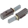 vhbw 2x spazzola carbone con base 6,3x11x33mm sostituisce Miele 2830480 per aspirapolvere