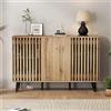 TIZZ 150 x 40 x 95 cm, tavolino da salotto, credenza, armadio a 3 porte, 6 scomparti divisi. Adatto per soggiorno, camera da letto, ufficio e ingresso