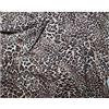 Russo Tessuti Tessuto Abbigliamento Donna Raso Satin Maculato Leopardato Ghepardo Metraggio