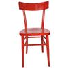 Sedam Srl Sedia Milano, Storica e Vintage, in Legno Massello, Vari Colori Disponibili, Ristorante Casa Cucina Sala Interno,MINIMO 2 SEDIE, 100% Made In Italy (Rosso, Anilina)