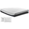 ITALYMATERASSI Materasso Matrimoniale TEK 160x200 cm in Memory Foam e Molle Insacchettate con 2 Cuscini, Alto 24 cm, Dispositivo Medico Detraibile, Made in Italy