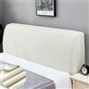 APTBJKUiU copertura testiera letto singol Copertura per testiera per letto protezione elastica a tinta unita Utilizzato per decorazione per camera da letto bianco 120cm(Testiera 47-55)