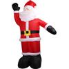 Naroote Barche Gonfiabili Natalizie Babbo Natale, Vescica per Il Prato (Plug 220v)