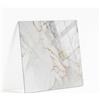 Generic Vassoio in Vetro Quadrato 50x50 cm | Lastra di Protezione | Installazione Semplice | Con Cuscinetti Antiscivolo | Superficie Liscia | Per Pranzo, Cucina | Decorativo - Marmo Elegante con Venature