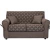 Liberoshopping Divano sfoderabile 2 posti in tessuto imbottito con braccioli larghezza 150 cm (Elephant)