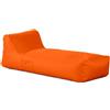 Avalon - Pouf Chaise Longue da Esterno Gaia L Samba Sfoderabile, Pouf Letto Comodo e Impermeabile, Grande e Perfetto da Giardino, Arredo Piscina, Design Moderno, Made in Italy(80x190cm-Arancio)