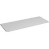 Decor Space Mensola da muro sospesa in legno con bordo squadrato (Bianco, 100 x 50 x 1.8 cm)