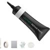 Generico Gel riparatore avanzato per Pelle Zeanaturals, Gel riparatore avanzato per Pelle Upgrade, Kit Professionale per riparazioni in Pelle per sedili Auto (White)