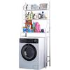 AKIZA Scaffale per Lavatrice Organizer Bagno Salvaspazio con Mensole per Lavanderia e WC Rack Multifunzione