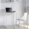 Produce Shop Scrivania Pieghevole salvaspazio 80x45x75 Bianca per Ufficio Wolly B