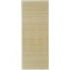 vidaXL Tappeto bambù Naturale Rettangolare 120 x 180 cm