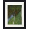 1art1 Gustav Klimt Poster Riva di Lago con Betulle, 1901 Quadro in Cornice con Pregiato Passepartout | Immagini A Parete | in Una Cornice 40x30 cm