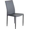 milani home MilaniHome.it - sedia da pranzo moderna di design contemporaneo per sala da pranzo cm 41 x 50 x 91 h