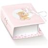 Doni Bomboniere Scatolina portaconfetti a Forma di Libro di Colore Rosa con Orsetto 7 x 6 x h 3 cm Confezione 10 pz