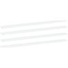 vidaXL Ripiani per Libreria 4pz Bianchi 100x10x1,5cm Legno Multistrato