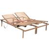 Comprarredo Rete letto motorizzata 3 Snodi 160x190 cm con telecomando - Struttura in legno massello, 26 doghe, regolazione testiera e pediera (Matrimoniale)