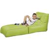 chilly pilley® per sedersi e sdraiarsi 2 in 1 - con imbottitura in EPS - poltrona a sacco gigante - bambini e adulti - cuscino per poltrona da esterno - diversi colori, verde