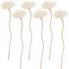 DOITOOL Bastoncini Diffusore di Olio Essenziale in Rattan con Fiori Secchi 6 Pezzi Accessori per Diffusori Profumo Ambienti per Casa Cucina Camera Soggiorno