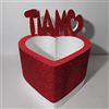 Generico Scatola A Cuore con Scritta Ti Amo in POLISTIROLO per Regalo Festa degli Innamorati E Non Solo