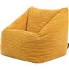 icon Natalia Pouf Bambini, Giallo, Velluto a Coste, Pouf Poltrona, Poltrona Sacco con Riempimento Incluso, Sedia Bambini, Mobili Camera da Letto