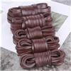 JHSDHYD Cordino Cuoio 4mm di Spessore 4/5/6/8/10mm Vera Pelle Perizoma Piatto Cavo Cuoio Stringa Corda for Fai da Te Collana Braccialetto Gioielli Che Fanno per Fai da Te(Coffee,4X4mm)
