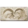 Giallobus - Quadro - 12 - Capezzale Moderno - Benedizione Sacra Famiglia - Beige - Tela Canvas Telaio Standard - 100x50 - Pronto da Appendere - Quadri Moderni per la casa