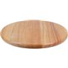 KICHOUSE Seduta Ricambio Sgabello Rotonda in Legno Massello Resistente alla Deformazione e Durevole per Casa e Caffè Stile Classico 35cm