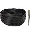 Feyart - Kit di riparazione per mobili da giardino in rattan, 8 mm, per tutte le condizioni atmosferiche e per la tessitura, set di mobili da giardino in rattan, colore: nero