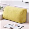 Generic Cuscino a Cuneo Cuscino da Lettura per Letto e Divano Cuscini per Testata Letto Sfoderabile Schienale Divano Cuscini da Letto per Appoggio Schiena(#8,60x20x35cm)