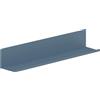 Brigros - Mensola Da Muro In Metallo Design Moderno Per Libri, Quadri E Oggetti Decorativi, Mensole Da Parete Resistenti In Vari Colori E Dimensioni In Acciaio Verniciato (Ceruleo, 70x13x12 cm)