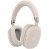 Celly, Cuffie Bluetooth Over-Ear Wireless, Con Microfono, Cancellazione del Rumore, Design Pieghevole, 36 Ore Di Riproduzione, Colore Bianco