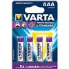 Varta Batterie Lithium Mikro AAA (6103) - 4er Blister