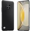 Longstong Custodia Adatta per HUAWEI Mate20 Pro (6.39), Cover in pelle metallica serie CODE - Kevlar
