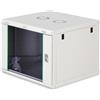 Digitus Armadio Di Rete Digitus 19 Pollici 9 U - Montaggio A Parete - Profondità 600 Mm - Carico Max. 60 Kg - Dynamic Basic - Porta In Vetro - Grigio
