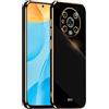 HONLEN Custodia per HONOR Magic4 Pro (6.81 Inches), Cover Morbida in Silicone TPU, Design del Telaio Galvanico - Nero