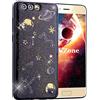 OKZone Cover Huawei Honor 9, [Serie Notte Stellata] Custodia Lucciante con Brillantini Glitters Ultra Sottile Design Case Cover di Alta qualità in Silicone TPU Bumper Cover per Huawei Honor 9