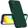 Longstong Custodia Compatibile con OPPO A91 (6.4), Sottile Antishock Personalizzata Design Minimalista - Verde scuro