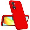 Longstong Custodia Compatibile con HONOR 50 / HUAWEI Nova 9 (6.52), Sottile Antishock Personalizzata Design Minimalista - Rosso Cina