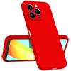 Longstong Custodia Compatibile con iPhone 13 Pro (6.1), Sottile Antishock Personalizzata Design Minimalista - Rosso Cina
