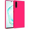 MyGadget Cover per Samsung Galaxy Note 10 - Custodia in Silicone Morbido a Doppio Strato - Case con Protezione Fotocamera & Fodera Interna Antigraffio - Rosa magenta
