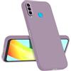 Longstong Custodia Compatibile con HUAWEI P30 Lite (6.15), Sottile Antishock Personalizzata Design Minimalista - Erba Viola
