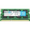 BRAINZAP Memoria RAM da 4 GB DDR3 SO-DIMM PC3-10600S 2Rx8 1333 MHz 1,5 V CL9 Notebook Laptop
