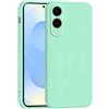 Mixroom - Cover Custodia Case per Samsung Galaxy S25 EDGE Protezione Fotocamera in Silicone TPU Morbido Opaco Bordi Piatti Colore Verde Acqua