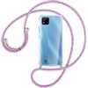 SIMao Cover Collana per Cellulare Compatibile con Realme C11 (2021), Custodia Trasparente Silicone con Cordino Necklace Case Antiurto Cover Custodia da Collo Custodia con Cordino,Unicorno