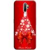 Mixroom - Cover Custodia Back case In TPU Silicone Morbido Per OPPO A9 2020 Fantasia Fiocco e Buon natale L1123