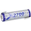 Akkuman.de Akkutechnik vom Fachmann Batteria AA Mignon 1,2 V 2700 mAh NiMH batterie con bandiera saldante Z ricaricabile + bassa autoscarica