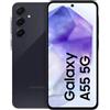 Samsung Galaxy A55 5G Smartphone 256GB Mitternachtsblau - [Versione Tedesca, Spagnola, Francese, UK, Belga, Olandese, Danese, Finlandese, Norvegese, Svedese]